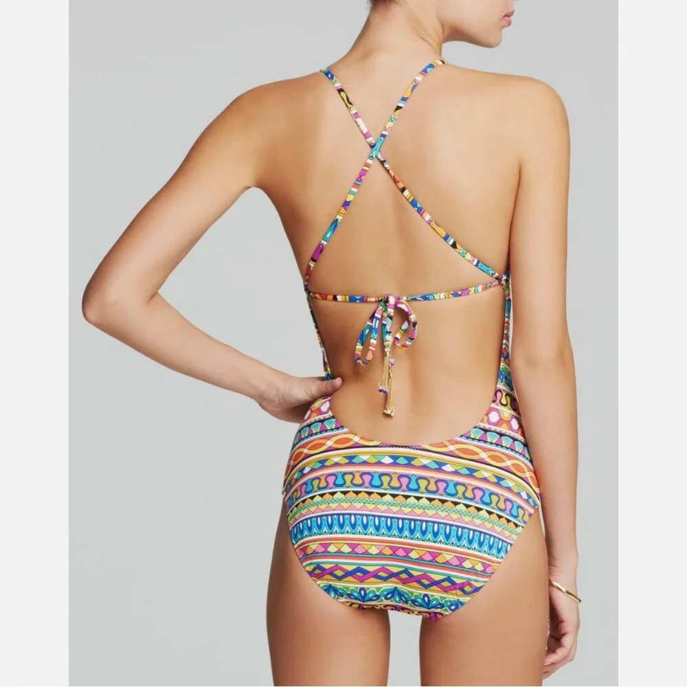 Trina Turk Peruvian Stripe One Piece